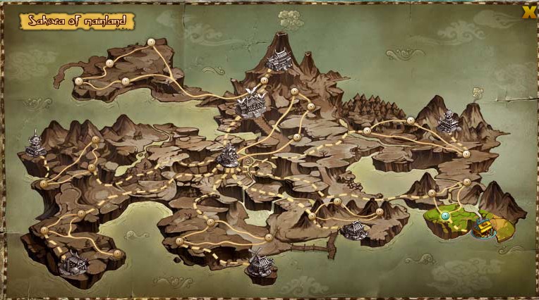 Naruto Village Map